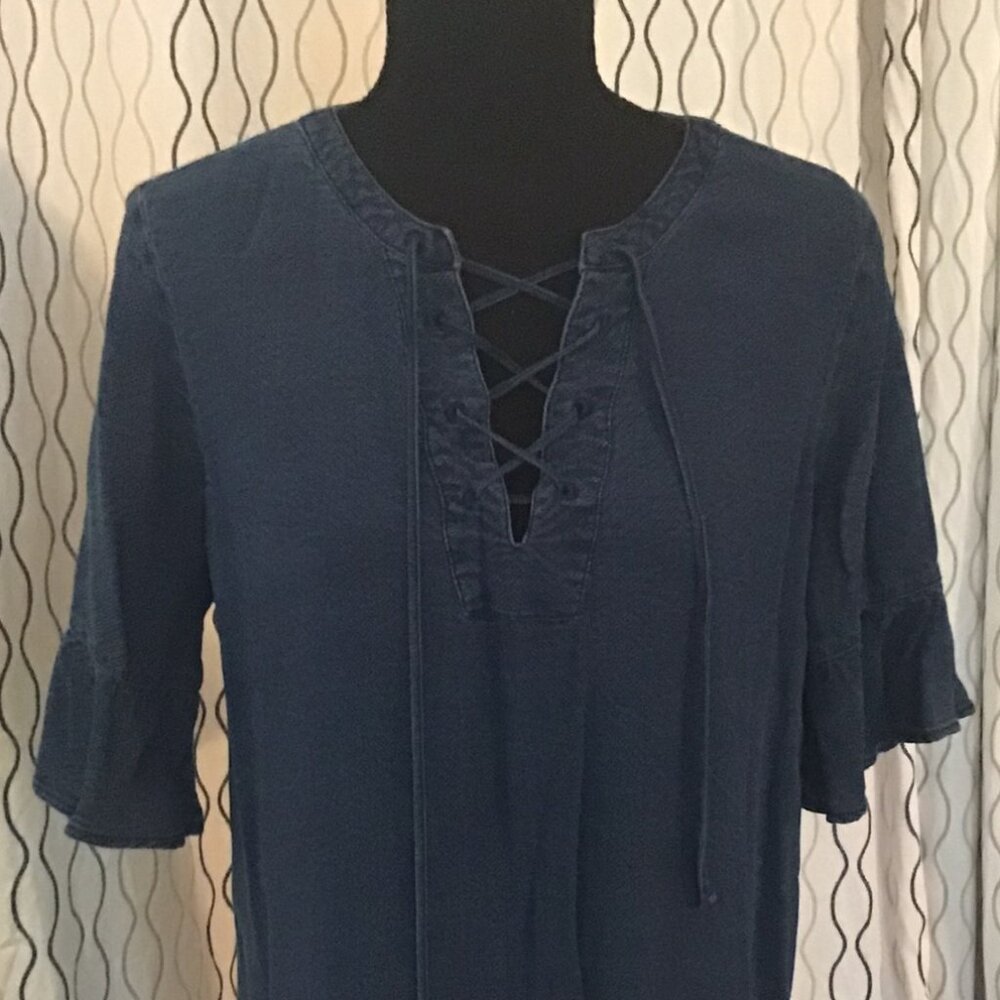 Cute denim mini dress